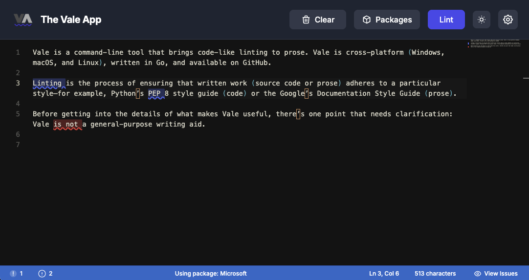 Technical writer checking documentation quality before submitting pull request